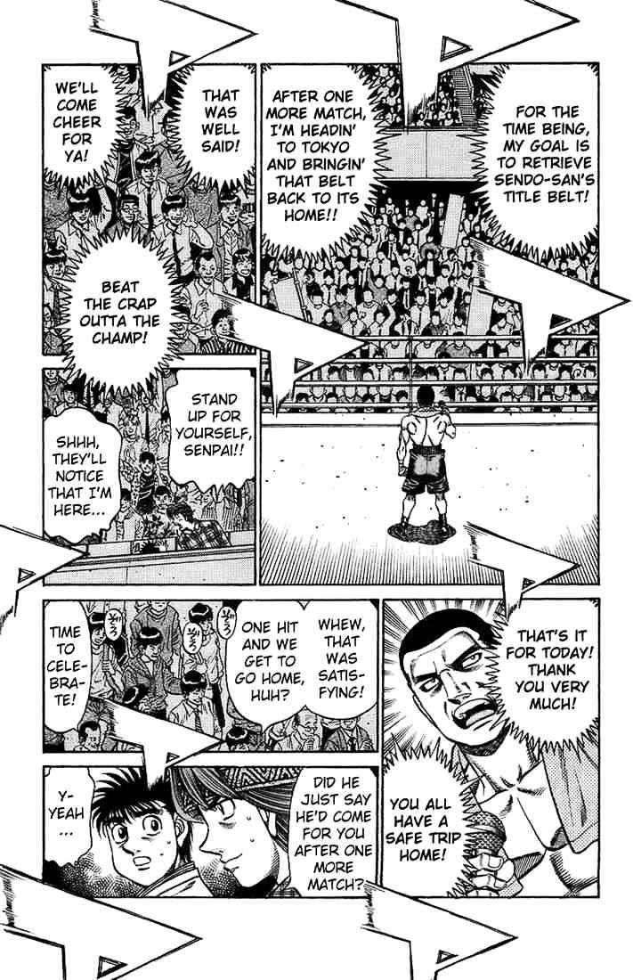 Hajime no Ippo: Fighting Spirit, Chapter 705 image 17